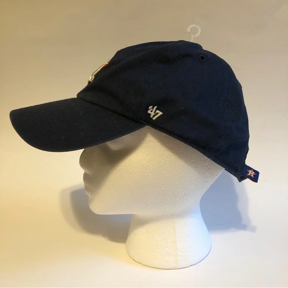 Kids 47 Brand Navy Blue Embroidered Houston Astros Baseball Hat